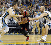 NBA: NBA: &bdquo;Memphis Grizzlies&ldquo; &ndash; &bdquo;Portland Trail Blazers&ldquo; (antros serijos rungtynės)&ldquo;