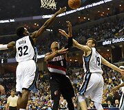 NBA: NBA: &bdquo;Memphis Grizzlies&ldquo; &ndash; &bdquo;Portland Trail Blazers&ldquo; (antros serijos rungtynės)&ldquo;