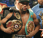 Floydas Mayweatheris prie&scaron; Manny Pacquiao