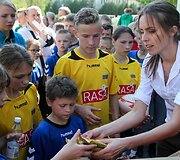 Jubiliejiniame vaikų globos namų turnyre &ndash; Lietuvos rinktinės futbolininkų dėmesys 