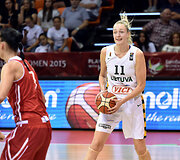 Europos moterų krep&scaron;inio čempionatas: Lietuva - Rusija