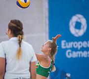 Ieva Dumbauskaitė ir Monika Povilaitytės pergalė Europos žaidynių a&scaron;tunfinalyje