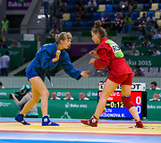 Sambo imtynininkė Rūta Aksionova i&scaron;kovojo Europos žaidynių bronzos medalį