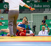 Sambo imtynininkė Rūta Aksionova i&scaron;kovojo Europos žaidynių bronzos medalį