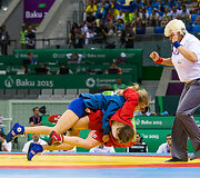 Sambo imtynininkė Rūta Aksionova i&scaron;kovojo Europos žaidynių bronzos medalį
