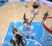 Europos moterų krep&scaron;inio čempionatas: Lietuva &ndash; Turkija