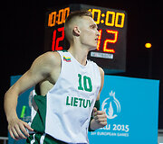 Europos žaidynės. Krep&scaron;inis 3x3. Lietuva &ndash; Serbija