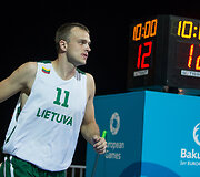 Europos žaidynės. Krep&scaron;inis 3x3. Lietuva &ndash; Serbija