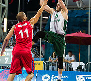 Europos žaidynės. Krep&scaron;inis 3x3. Lietuva &ndash; Serbija