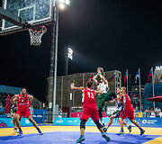 Europos žaidynės. Krep&scaron;inis 3x3. Lietuva &ndash; Serbija
