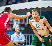 Europos žaidynės. Krep&scaron;inis 3x3. Lietuva &ndash; Serbija