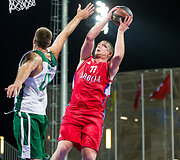 Europos žaidynės. Krep&scaron;inis 3x3. Lietuva &ndash; Serbija