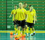 Lietuvos salės futbolo rinktinės treniruotė