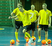 Lietuvos salės futbolo rinktinės treniruotė