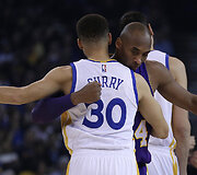 Kobe Bryantas ir Stephenas Curry