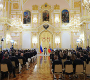 Vladimiras Putinas i&scaron;lydi Rusijos olimpiečius į Rio