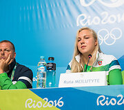 Jonas Ruddas ir Rūta Meilutytė