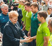 Lietuvos sportininkų palydėtuvės į Rio de Žaneiro Parolimpines žaidynes