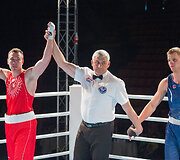 A.&Scaron;ociko tarptautinio bokso turnyro finalinės kovos Kauno halėje
