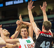 Europos taurės turnyro mačas: Vilniaus &bdquo;Lietuvos rytas&ldquo; &ndash; Krasnodaro &bdquo;Lokomotiv&ldquo;.