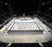 Kopenhagos &bdquo;Royal Arena&ldquo; baseino įrengimas