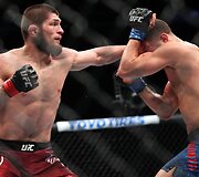 UFC 223: Habibas Nurmagomedovas &ndash; Alas Iaquinta
