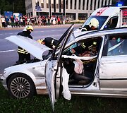 BMW avarija saulėtekyje 