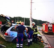BMW avarija saulėtekyje 