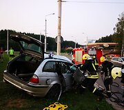 BMW avarija saulėtekyje 
