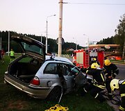 BMW avarija saulėtekyje 