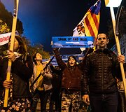 Protestai &bdquo;El Clasico&ldquo; metu &scaron;alia &bdquo;Camp Nou&ldquo; stadiono 