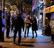 Protestai &bdquo;El Clasico&ldquo; metu &scaron;alia &bdquo;Camp Nou&ldquo; stadiono 