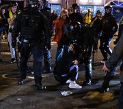 Protestai &bdquo;El Clasico&ldquo; metu &scaron;alia &bdquo;Camp Nou&ldquo; stadiono 