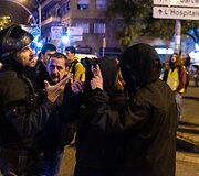 Protestai &bdquo;El Clasico&ldquo; metu &scaron;alia &bdquo;Camp Nou&ldquo; stadiono 