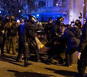Protestai &bdquo;El Clasico&ldquo; metu &scaron;alia &bdquo;Camp Nou&ldquo; stadiono 