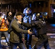 Protestai &bdquo;El Clasico&ldquo; metu &scaron;alia &bdquo;Camp Nou&ldquo; stadiono 