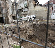 Raugyklos gatvėje archeologai aptiko galima karo laikų sprogmenį