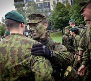 Lietuvos karo akademijos kariūnų baigiamojo žygio ceremonija
