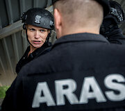 Ugniagesė Lina įveikia oro i&scaron;&scaron;ūkį