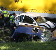 Avarija sostinės Kirtimų g.: susidūrė keturi lengvieji automobiliai ir vienas sunkiasvoris