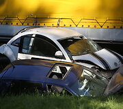 Avarija sostinės Kirtimų g.: susidūrė keturi lengvieji automobiliai ir vienas sunkiasvoris