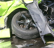 &bdquo;BMW&ldquo; ir &bdquo;Volvo&ldquo; avarija Vilniuje S.Nėries gatvėje