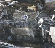 &bdquo;BMW&ldquo; ir &bdquo;Volvo&ldquo; avarija Vilniuje S.Nėries gatvėje
