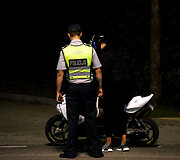Naktinis kelių policijos reidas sostinėje