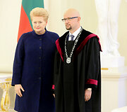Dalia Grybauskaitė ir Janas Macijevskis
