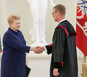 Dalia Grybauskaitė ir Linas Virkutis