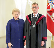 Dalia Grybauskaitė ir Linas Virkutis