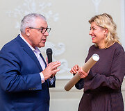 Stasys Eidrigevičius ir Liana Ruokytė Jonsson