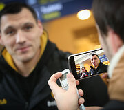 Į Vilniaus oro uostą atskrido Jonas Mačiulis ir Atėnų AEK komanda