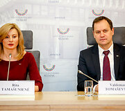 Rita Tama&scaron;unienė ir Valdemar Toma&scaron;evski